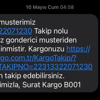 Sürat Kargo Kargomu Getirmiyor Müşteri Hizmetleri Her Gün Oyalıyor