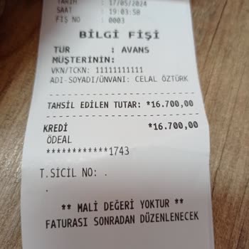 Ödeal Yerli Karta Taksit Yapmaması