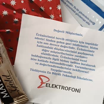 Elektrofoni Yanlış Ürün Göndermiş