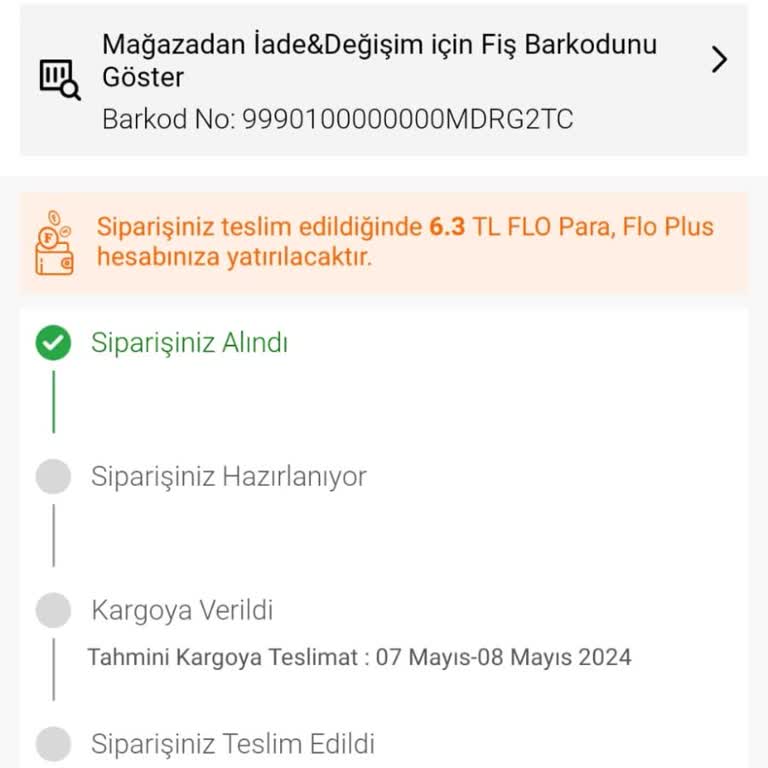 FLO Ayakkabı FLO Da Sipariş Gelmedi