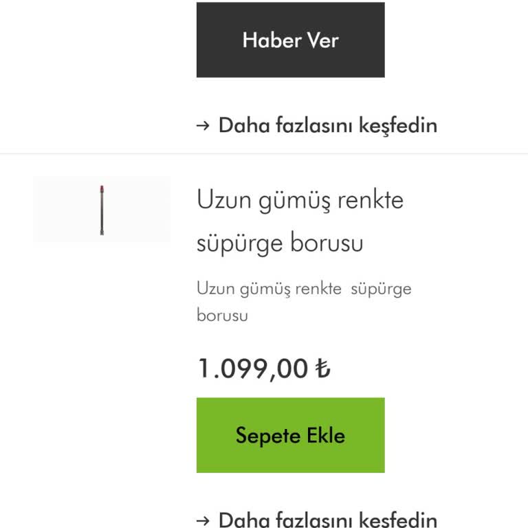 Dyson V11 Süpürge Stok Problemi