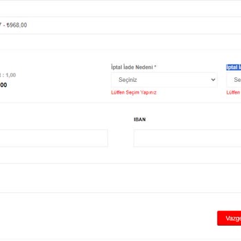 Rabia Şamlı Ürünü İade Ettirmiyorlar
