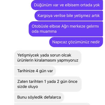 Vip Vual Tekstil (viptextile.com) Düğün Öncesi Elbise Krizi Ve Mağduriyetim