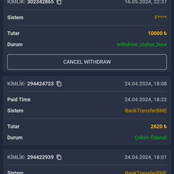 Çekim Problemi Alman Bahis