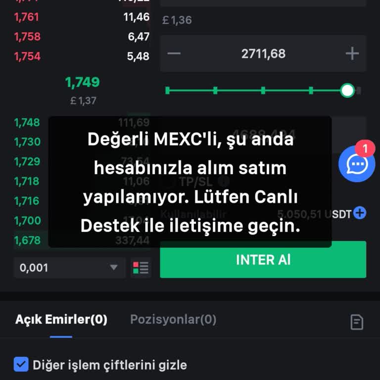 Mexc'nin Parayı 30 Gün Boyunca Kullandırmaması
