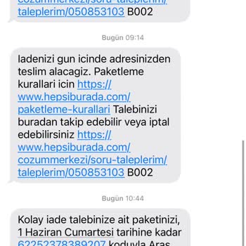 Hepsiburada İade Sorunu Kargo Ve Desi Sorunu