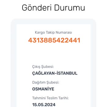 Aras Kargo Gelmeyen Kargo M