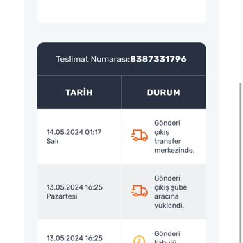 Aras Kargo Gelmeyen Kargo M