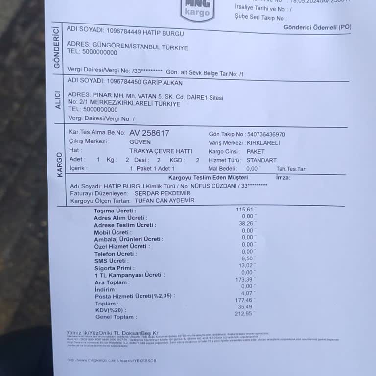 MNG Kargo Güven Şubesi Mağduruyum