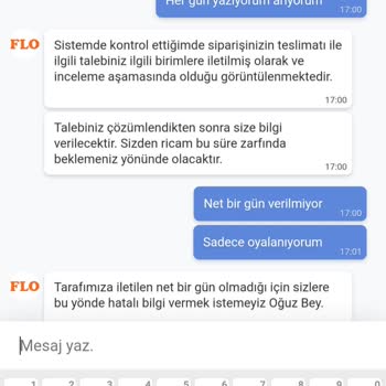 FLO Ayakkabı FLO Siparişimi Göndermiyor! Sipariş İptal Etmiyor!