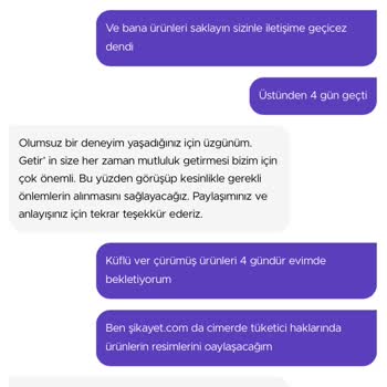 Getir Çürümüş Ve Küflü Ürünler Gönderiyor