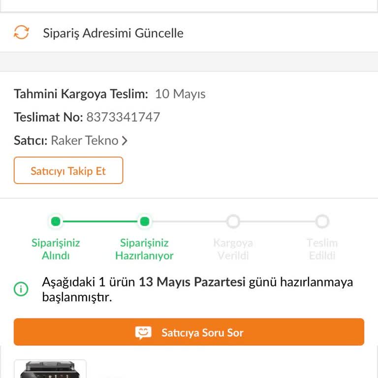 Trendyol Yol Raker Tekno Satıcı