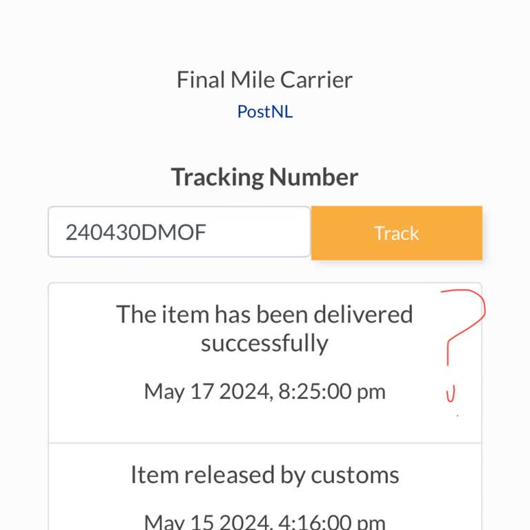 Postnl Kargom Kayıp, Teslim Edildi Diyor Ben Almadım.