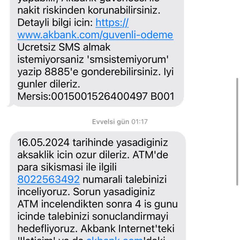 Akbank ATM Para Sıkışması