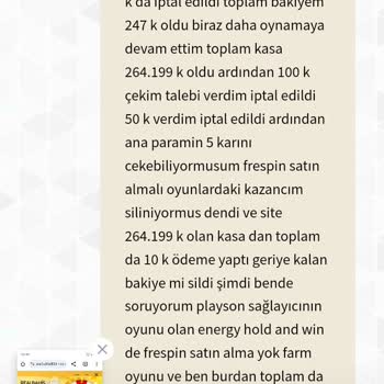 Realbahis 264 Bin TL Bakiye Kaybı Ve Çekim Sorunu