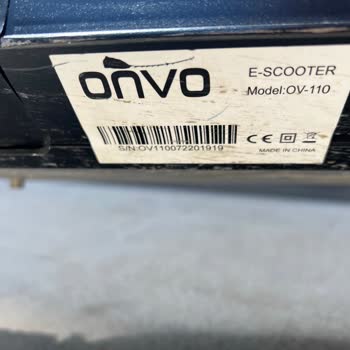 Onvo Yeni Scooter'ım Sürekli E-0006 Hatası Veriyor