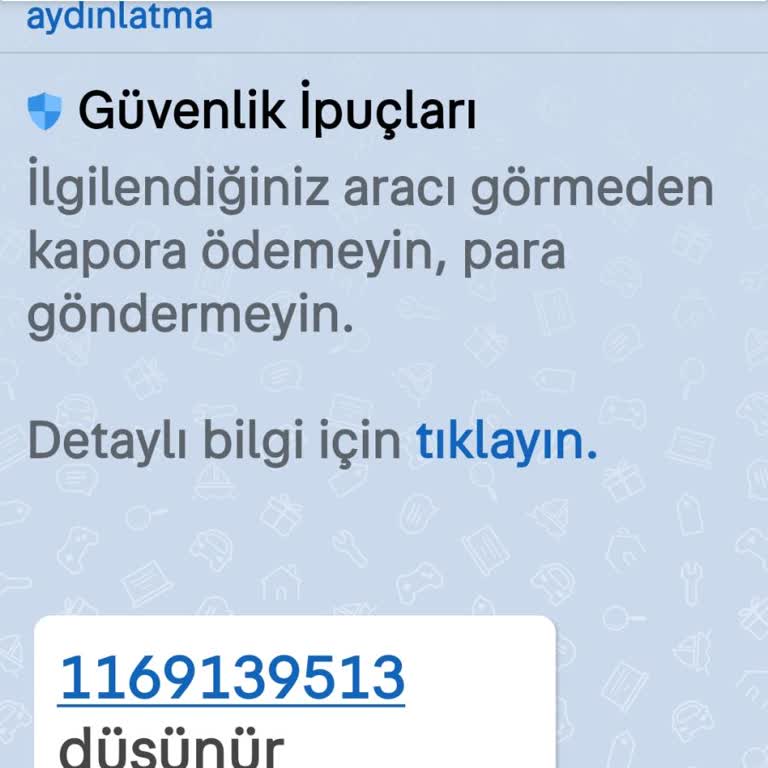 'Sahibinden.coma 'satılık İlanı Verdiğim Araç.