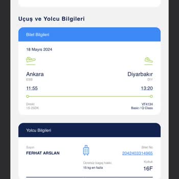 AJet (Anadolu Jet) Ücretini Ödediğim Koltuğa Oturamadım