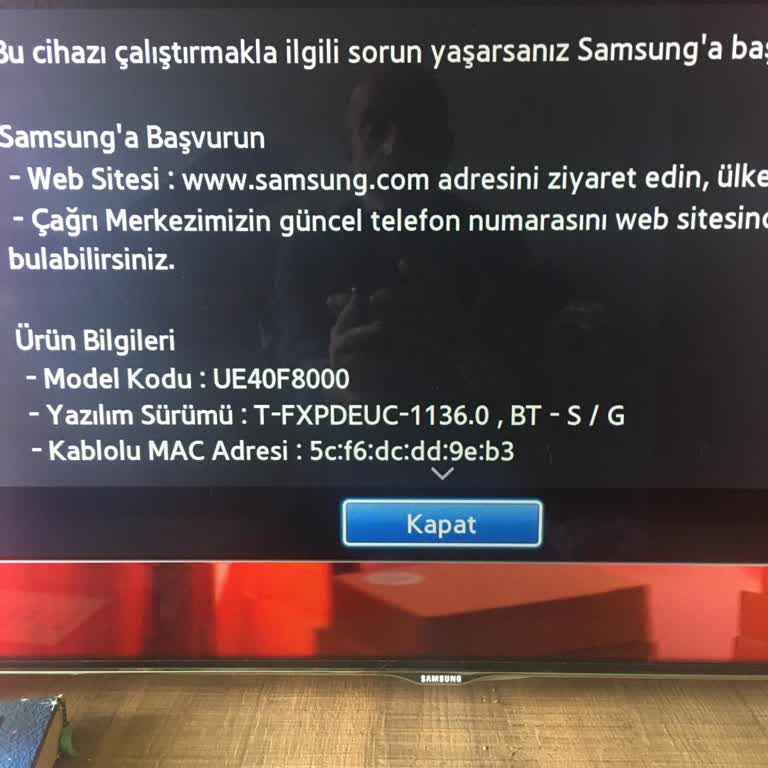 Samsung TV Tabii TV Uygulaması Gelmedi