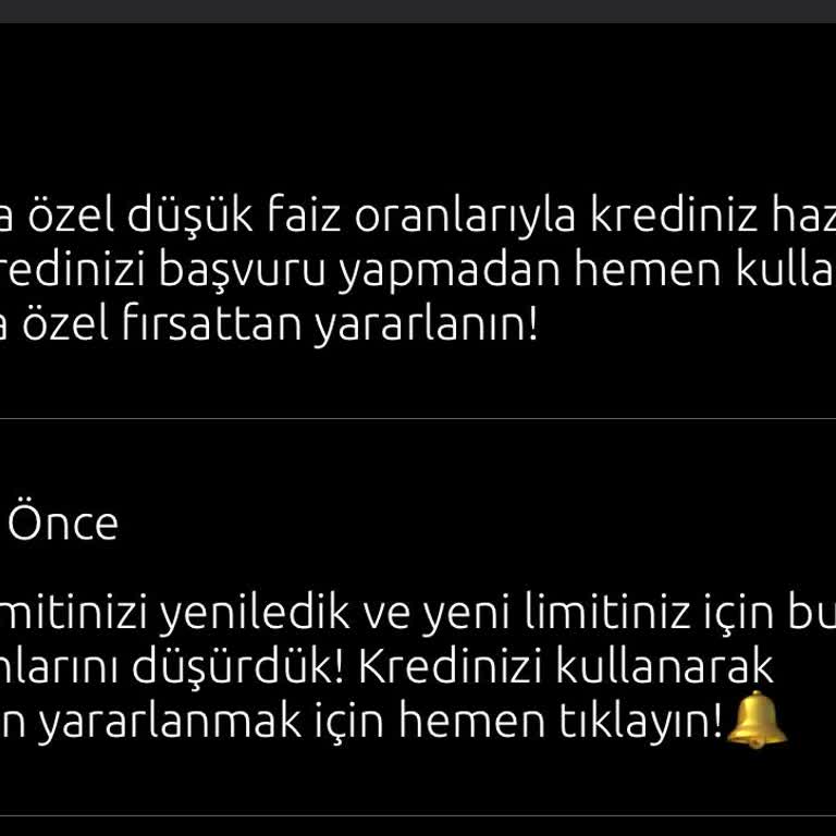Yapı Kredi İstemeden Bildirim Gönderiyor
