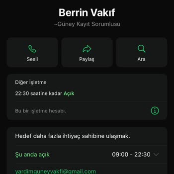 Güney Yardım Vakfı Kimlik Bilgilerim Adına İşlem Yapıldığında Sorumlusu Ben Değilim