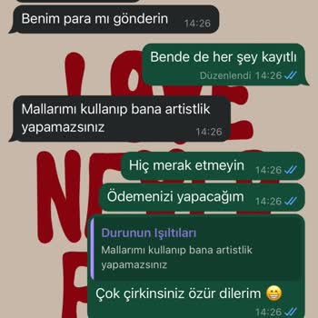 Durunun Işıltıları (durununisiltilari) Durunun Işıltıları Kötü Deneyimi