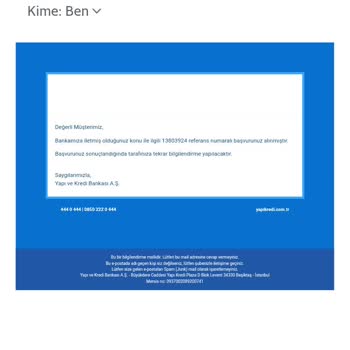 Yapı Kredi Bankası ATM Para İadesi Beklentisi Ve Otomasyon Sistemi Sorunları