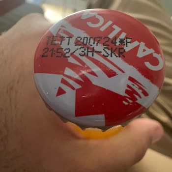 Çamlıca Gazoz Ürünün İçerisinde Belirsiz Maddeler Olması