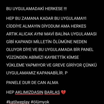 WePlay Panel Yüzünden Öldüren Kardeşimiz