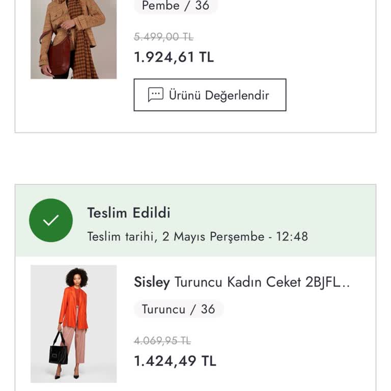 Sisley Boyner'den 3 Parça İade Ettim! 2 Parça İade Yaptılar!