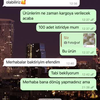 Light The Candle (lightcandless) Ürün Teslim Edilmiyor