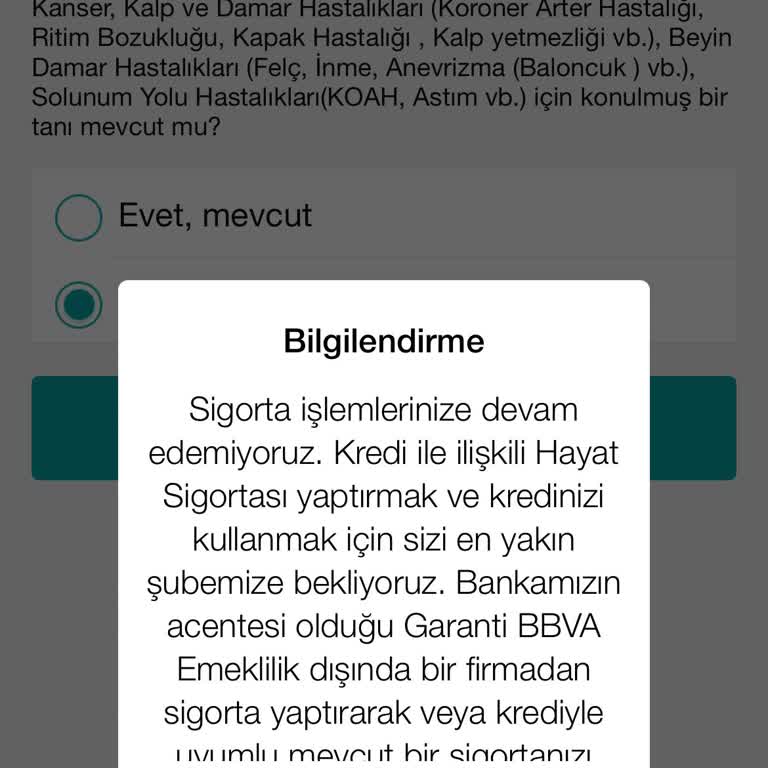 Garanti BBVA Sıfır Faiz Kredi