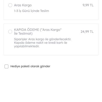 Mavi 850 TL Ve Üzeri Kargo Ücretsizken Kargo Adımında Ücret Talep Edilmesi