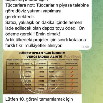 Görev Yap Para Kazan WhatsApp Ve Telegram Görev Yap Mağduriyeti