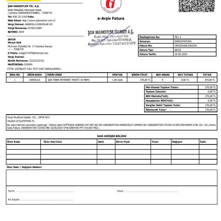 Şok Net Müşteri Hizmetleri Memnuniyetsizliği