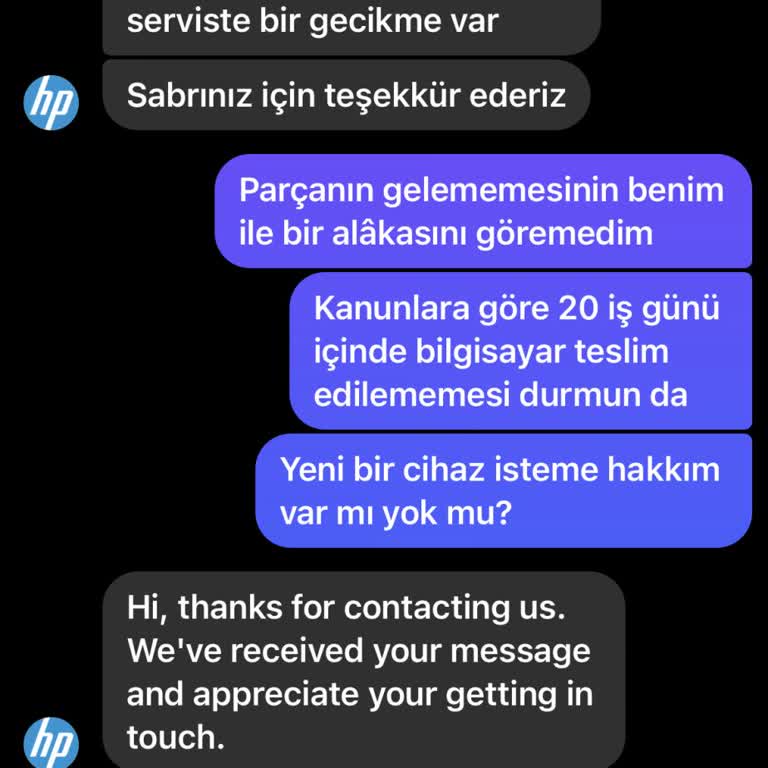 HP Servis Umursamazlığı Ve Mağduriyeti