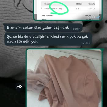 Waw Tesettür Şikayet Yanlış Renk