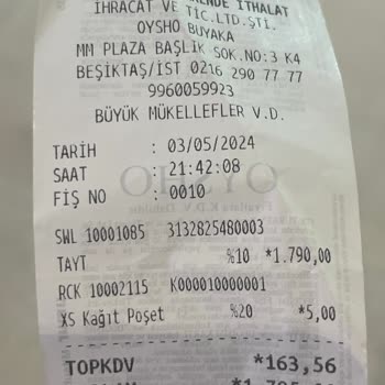 Oysho Buyaka AVM 2 Hafta Önce Aldığım Taytın Değişimini Kabul Etmiyor