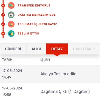 KARGOMsende Teslim Edilen Ama Olmayan Kargo