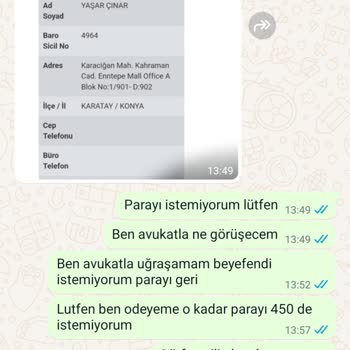 Konya Barosu Güvenilir Olmayan İş Teklifine Dikkat!