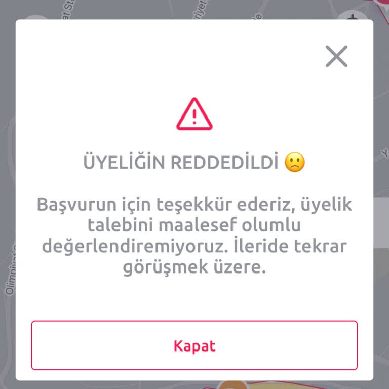 TikTak Kirala Ne Yaptıysam Üyeliğim Onaylanmıyor