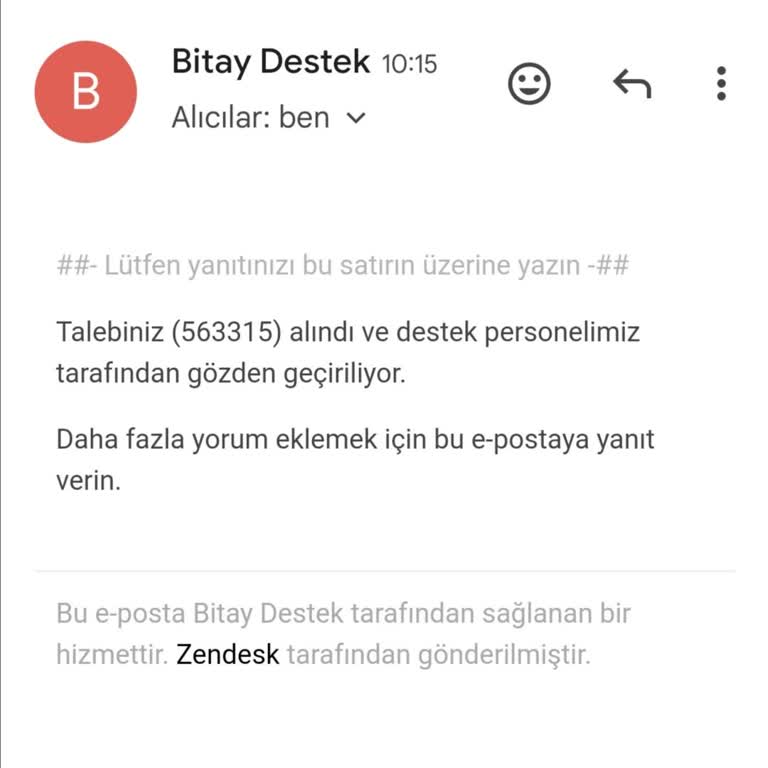 Bitay'dan Paramı Çekemiyorum