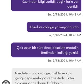 Dyson Farklı Ürün Gönderiyor.