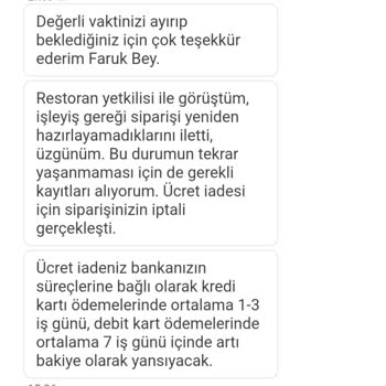 Krispy Kreme Siparişim 1 Buçuk Saatte Gelmedi