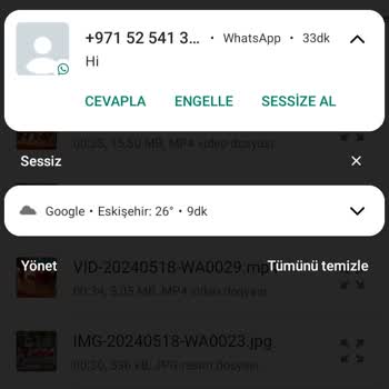 WhatsApp Yabancı Numaradan Mesaj Geliyor