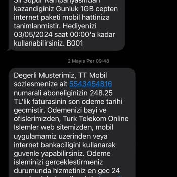 Türk Telekom Fatura Şoku Ve Haklarımın İhlali!