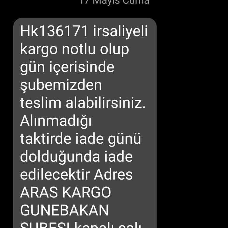 Aras Kargo Çorlu'da Bir Kargo Şubesinin Dağıtım Sorunları