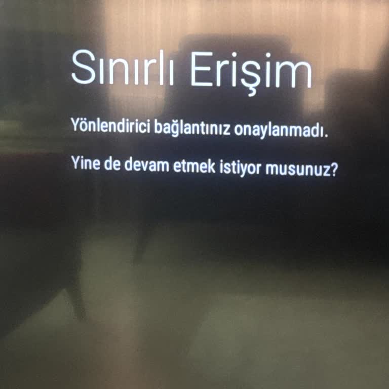 Philips TV Ağ Bağlantı Sorunu