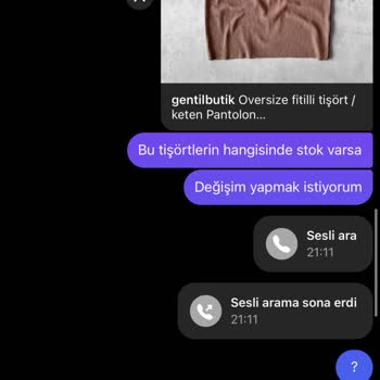 Gentil Butik Pişmanlığı!