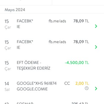 TEB Sanal Postan Çekilen Para